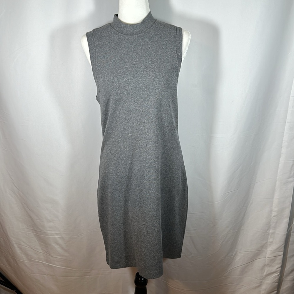 Calvin Klein Grey Knit Sleeveless Dress